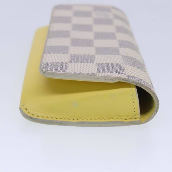 LOUIS VUITTON Damier Azur Etui Lunette Woody Glasses Case GI0388 LV Auth 91727 - Picture 4 of 16